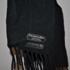 Christian Dior Green Scarf